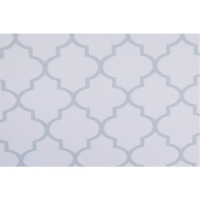 Taburet pliabil KABALA, material textil alb/gri, 76x38x37,5 cm - ExpoMob [10]