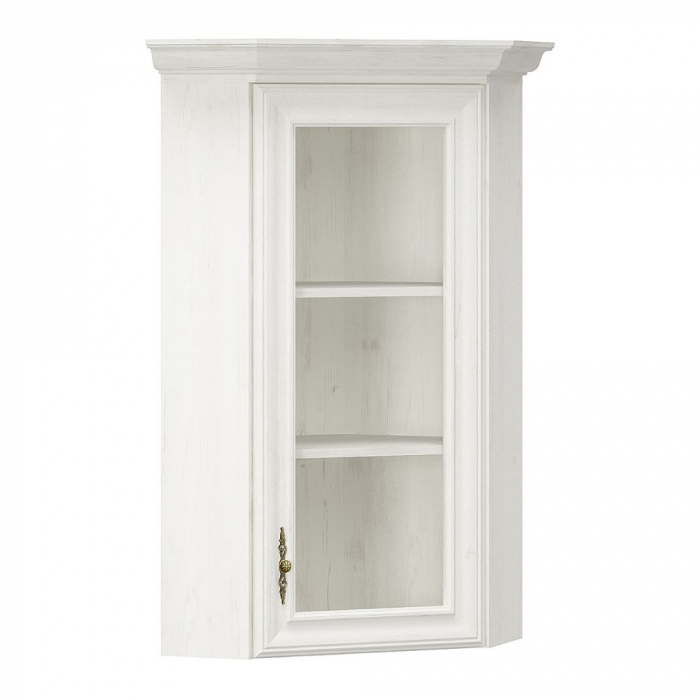 Vitrina de colt IRYS, 1 usa, geam, pin anderson, 55,8x55,8x108,9 cm
