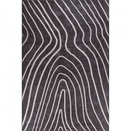 Covoare - Covor Artloop Funk 421, negru si alb, 210x310 cm - ExpoMob