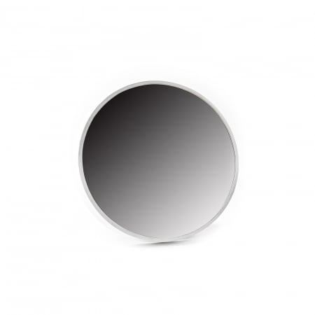 Oglinda rotunda perete, diametru 40,5 cm, grosime 4 cm, alb