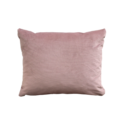 Perna cu husa detasabila, roz pudrat, 55x65 cm