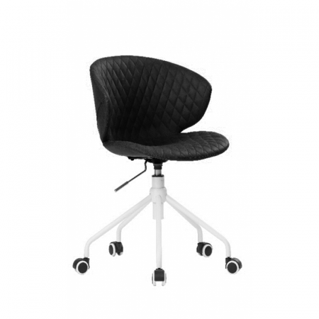Scaun birou ergonomic COVER ERGO, rotativ, ajustabil, negru, 40x49x76/83 cm
