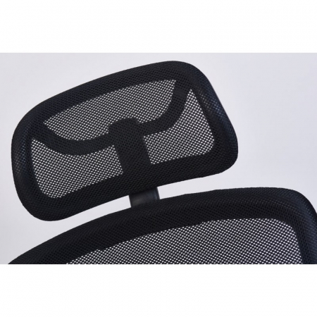 Scaun birou ergonomic OKLAHOMA, rotativ, ajustabil, negru, 63x48x123/131 cm - ExpoMob [10]