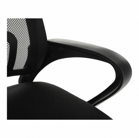 Scaun de birou, plasă neagră/negru, Dex 2 New - Expomob [8]