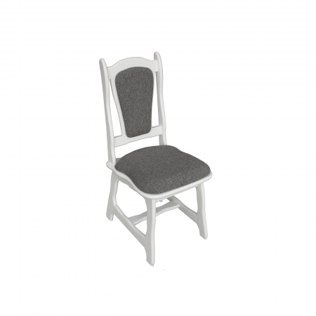 Set masa extensibila cu 6 scaune EUROPA, lemn masiv, ovala, alb, 160/240x90x70 cm - ExpoMob [3]