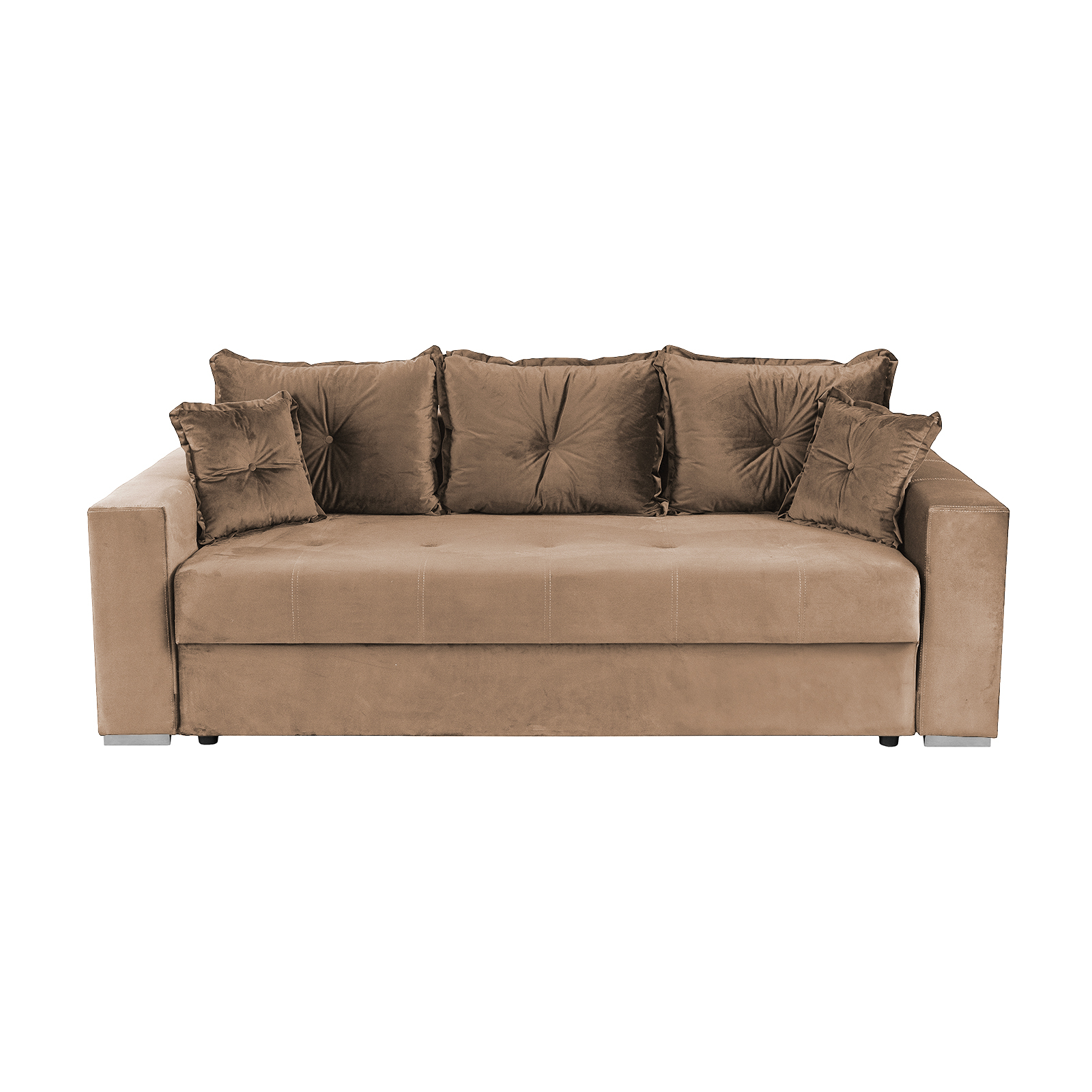 Canapea ARISSA extensibila, 3 locuri, cu arcuri, bej, 235x110x77 cm Stofa bej (Riviera 24)
