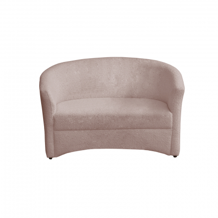 Canapea CAF BUCLE, roz prafuit, 145x60x80 cm
