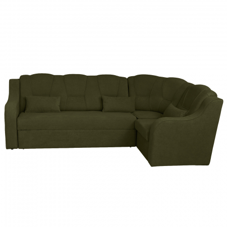 Coltar C3M extensibil, cu lada depozitare, colt interschimbabil, verde inchis, 270x165x100 cm