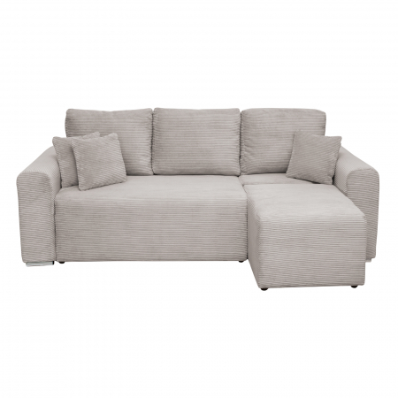 Coltar/Canapea BEGA extensibil, cu arcuri si lada depozitare, colt interschimbabil, verde smarald, 240x153x80 cm