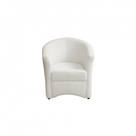 Fotoliu CAF BUCLE, crem, 75x65x80 cm