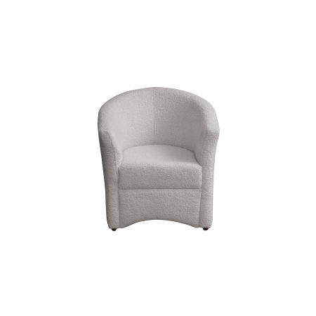 Fotoliu CAF BUCLE, gri cu nuante roz, 75x65x80 cm