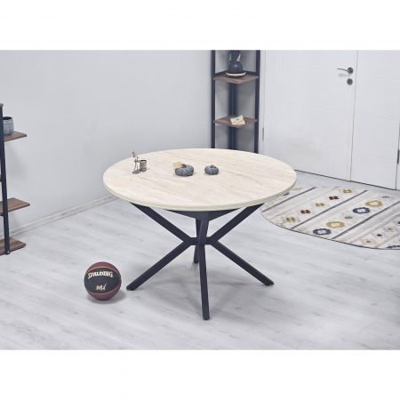 Masa extensibila LANDY, ovala, 120/160x95x75 cm