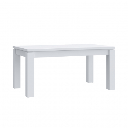 Masa extensibila ELARA, 8 persoane, alb, 160,4x90,4x76,1 cm