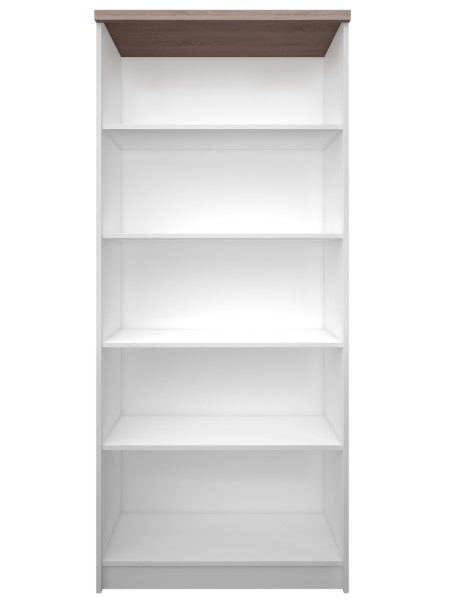 Colectia TOP MIX - Biblioteca deschisa TOP MIX, alb, 80x33x183 cm