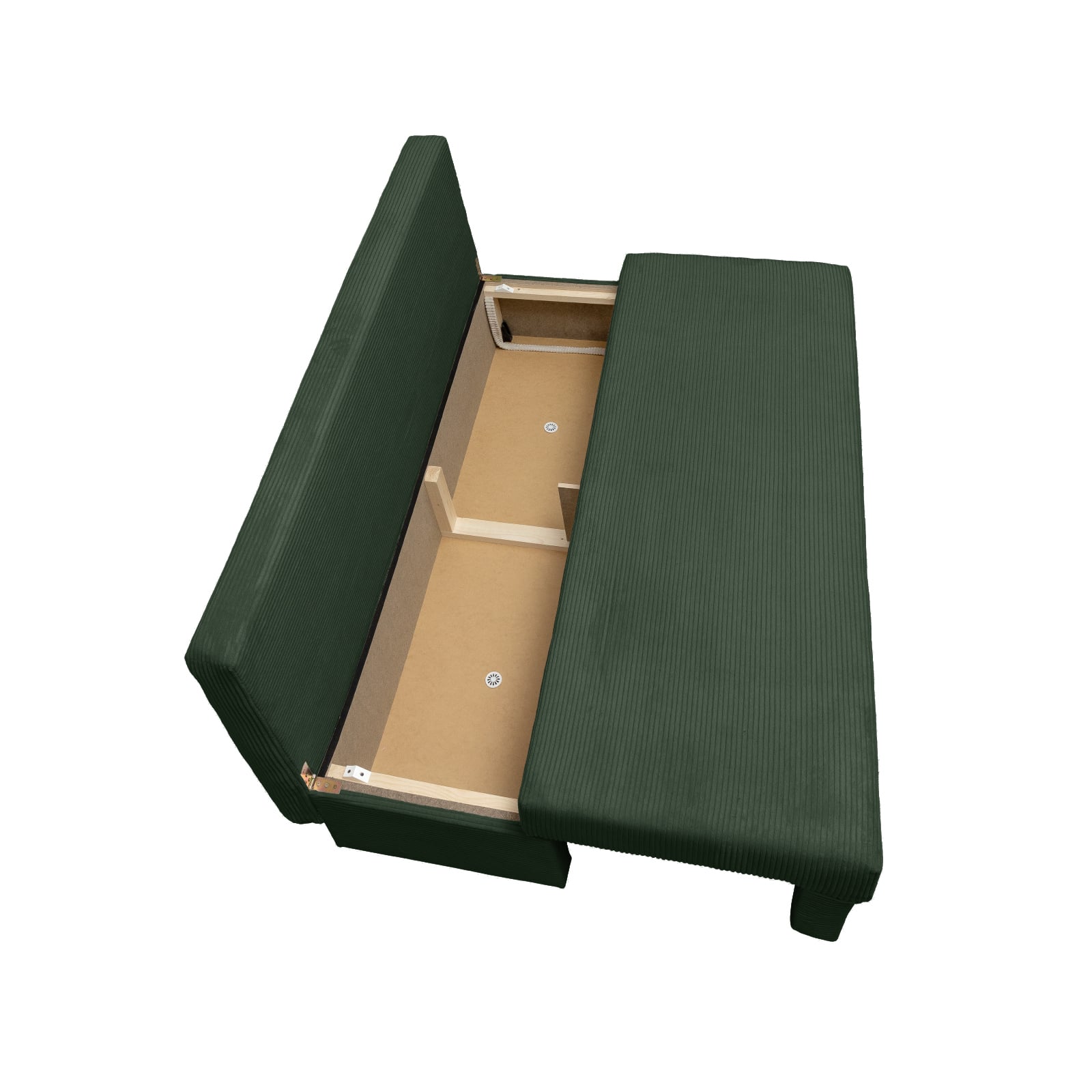 Canapele Clasice - Canapea ANA LUX extensibila, 3 locuri, cu lada depozitare, 185x82x80 cm - ExpoMob