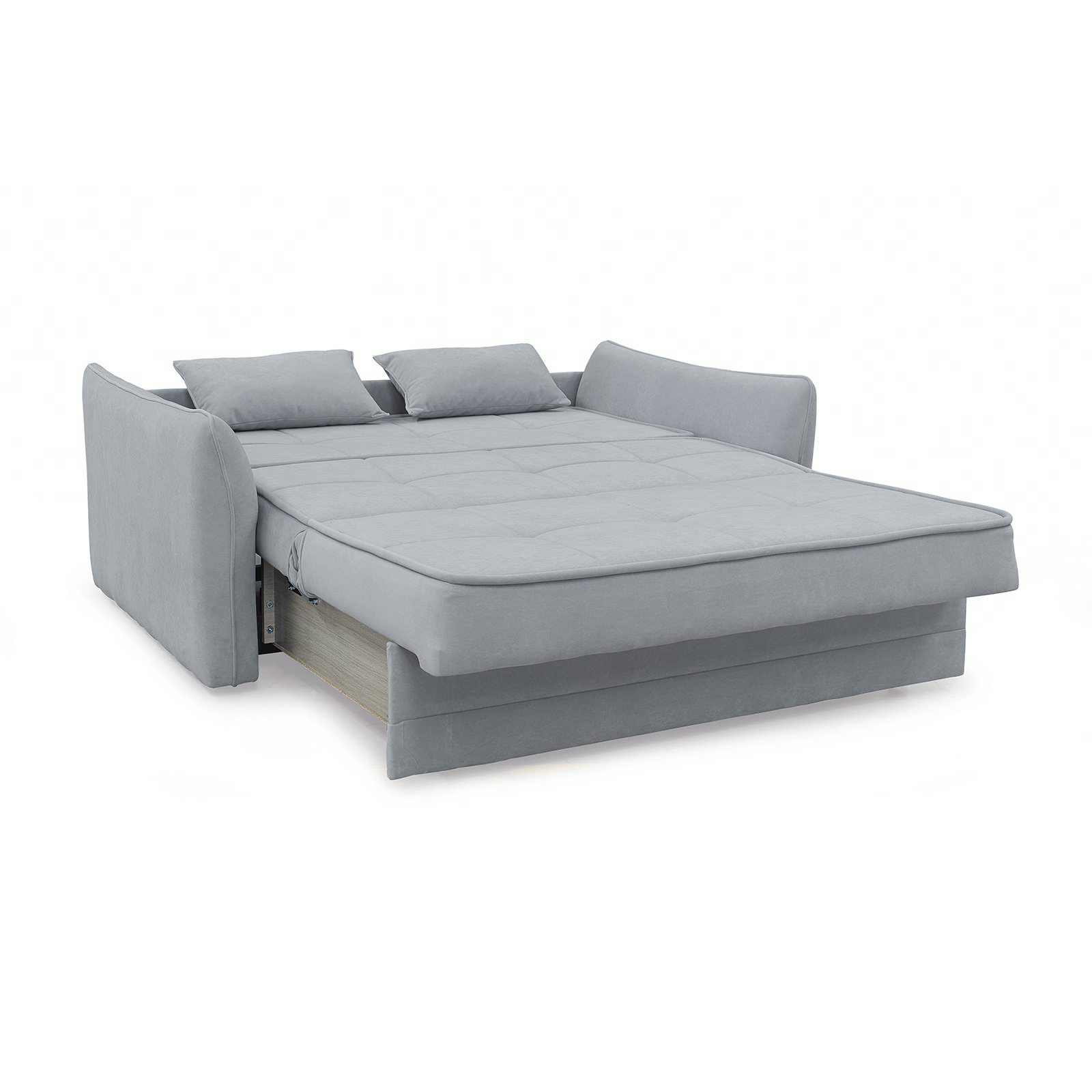 Canapele Extensibile - Canapea extensibila DREW, 3 locuri, cu arcuri si lada pentru depozitare, 175x110x88 cm - ExpoMob