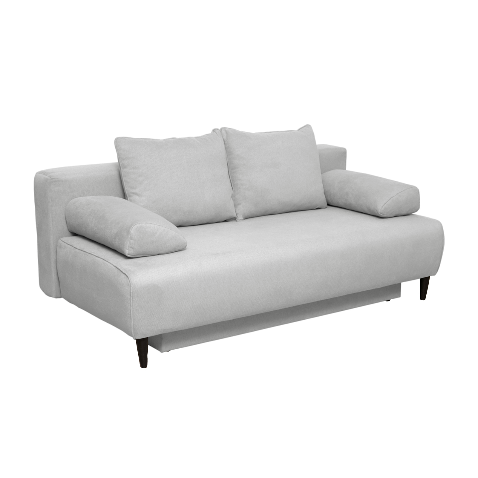 Promo - Canapea extensibila MAR195, 3 locuri, cu arcuri si lada depozitare, petrol, 195x97x76 cm - ExpoMob