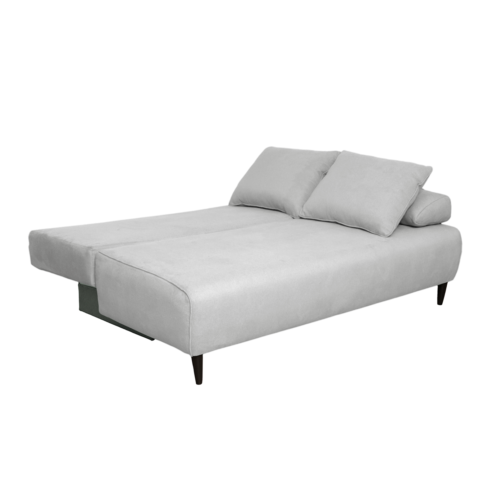 Promo - Canapea extensibila MAR195, 3 locuri, cu arcuri si lada depozitare, petrol, 195x97x76 cm - ExpoMob