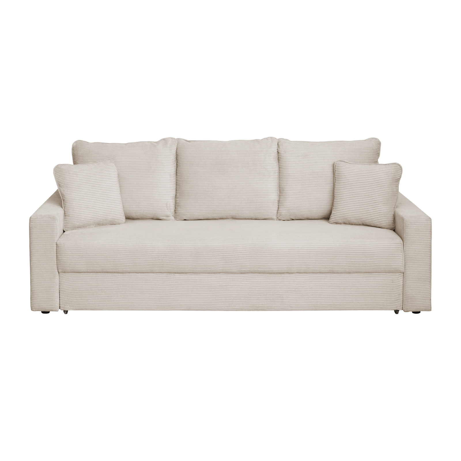 Promo - Canapea NICO II LUX extensibila, 3 locuri, cu arcuri si lada depozitare, 220x85x75 cm - ExpoMob