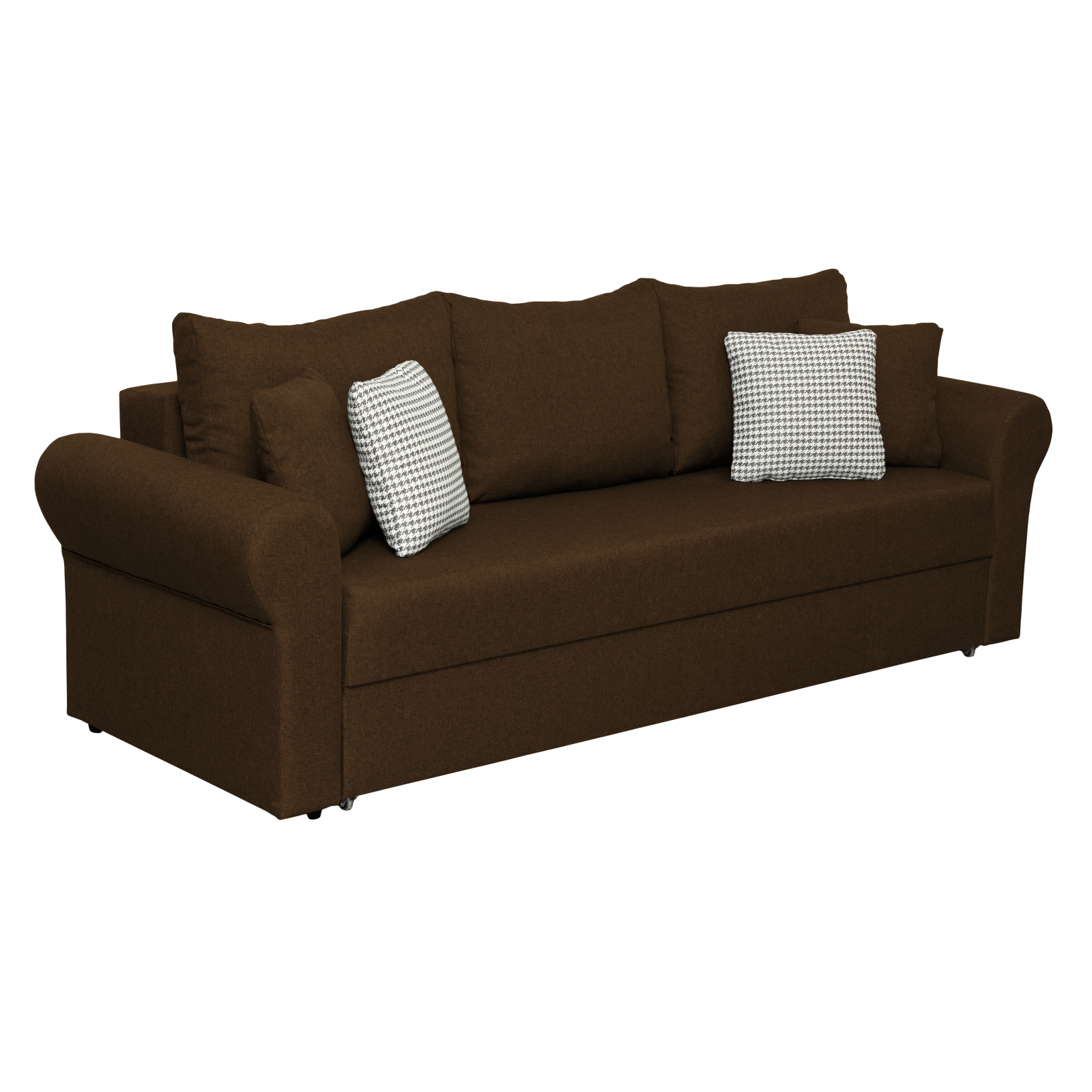 Colectia Sara - Canapea SARA II extensibila, 3 locuri, cu lada depozitare, 235x90x75 cm - ExpoMob