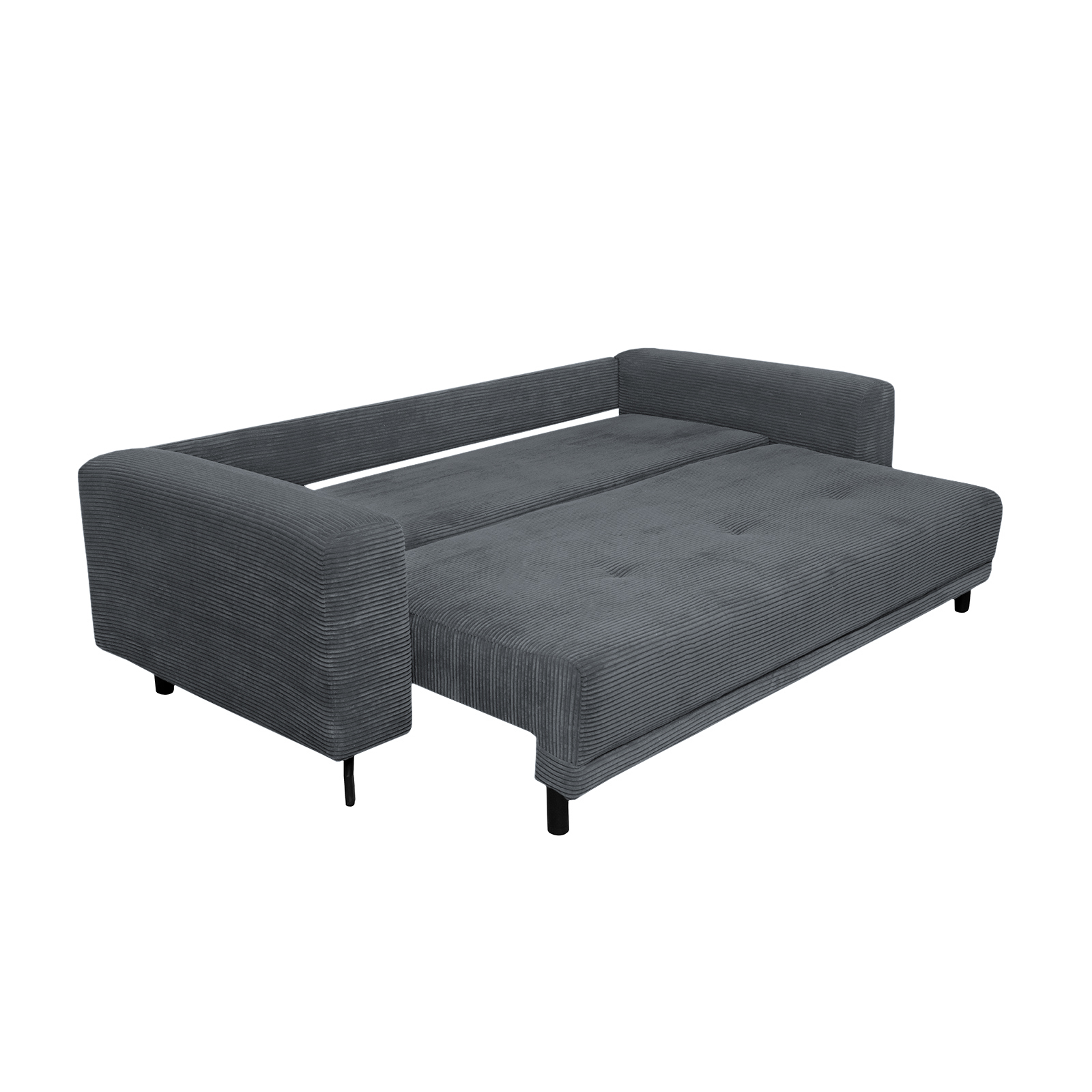 Canapele Extensibile - Canapea VEGA extensibila, 3 locuri, cu arcuri si lada depozitare, 237x110x73 cm - ExpoMob