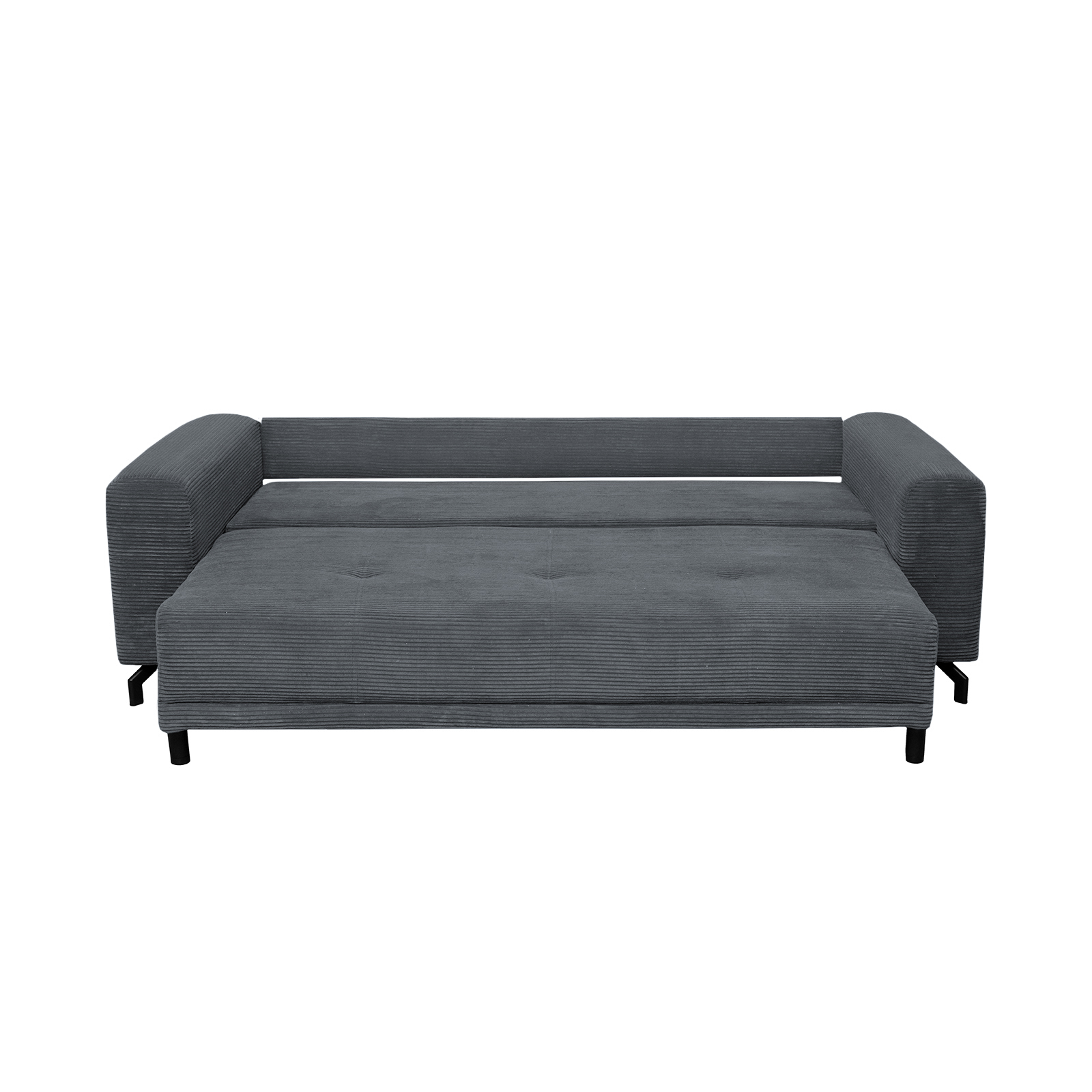 Canapele Extensibile - Canapea VEGA extensibila, 3 locuri, cu arcuri si lada depozitare, 237x110x73 cm - ExpoMob