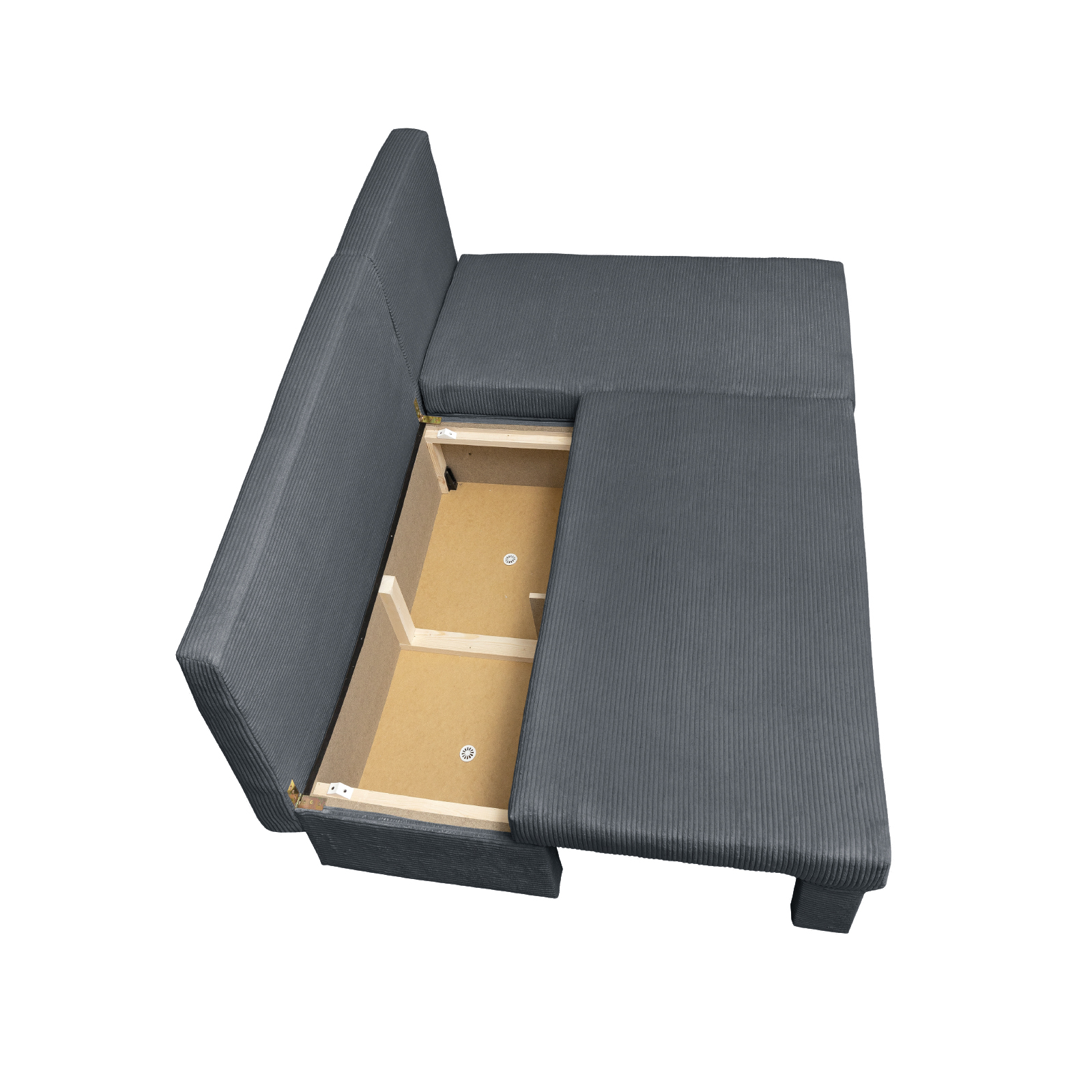 Coltare Clasice - Coltar ANA LUX extensibil, cu lada depozitare, colt interschimbabil, 200x140x83 cm - ExpoMob