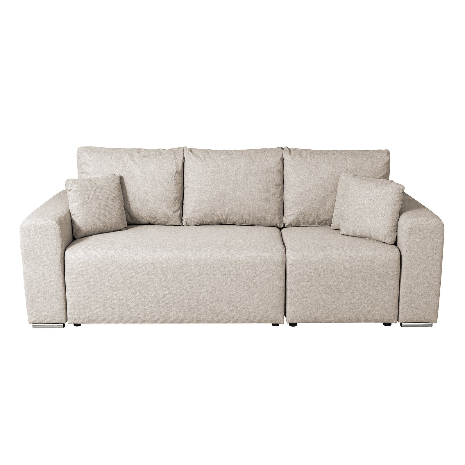 Coltare Moderne - Coltar/Canapea BEGA B extensibil, cu arcuri si lada depozitare, colt interschimbabil, bej, 240x153x80 cm