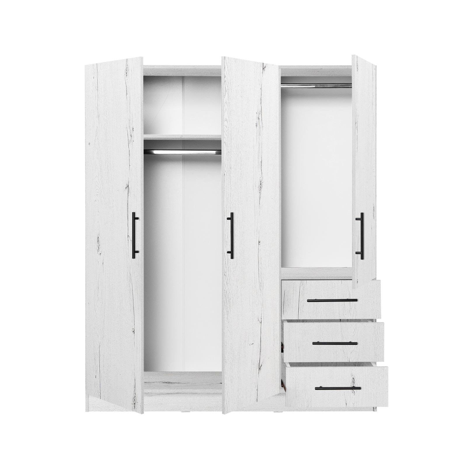 Dulapuri - Dulap KOSS 01, usi glisante, 100x60x200 cm - ExpoMob