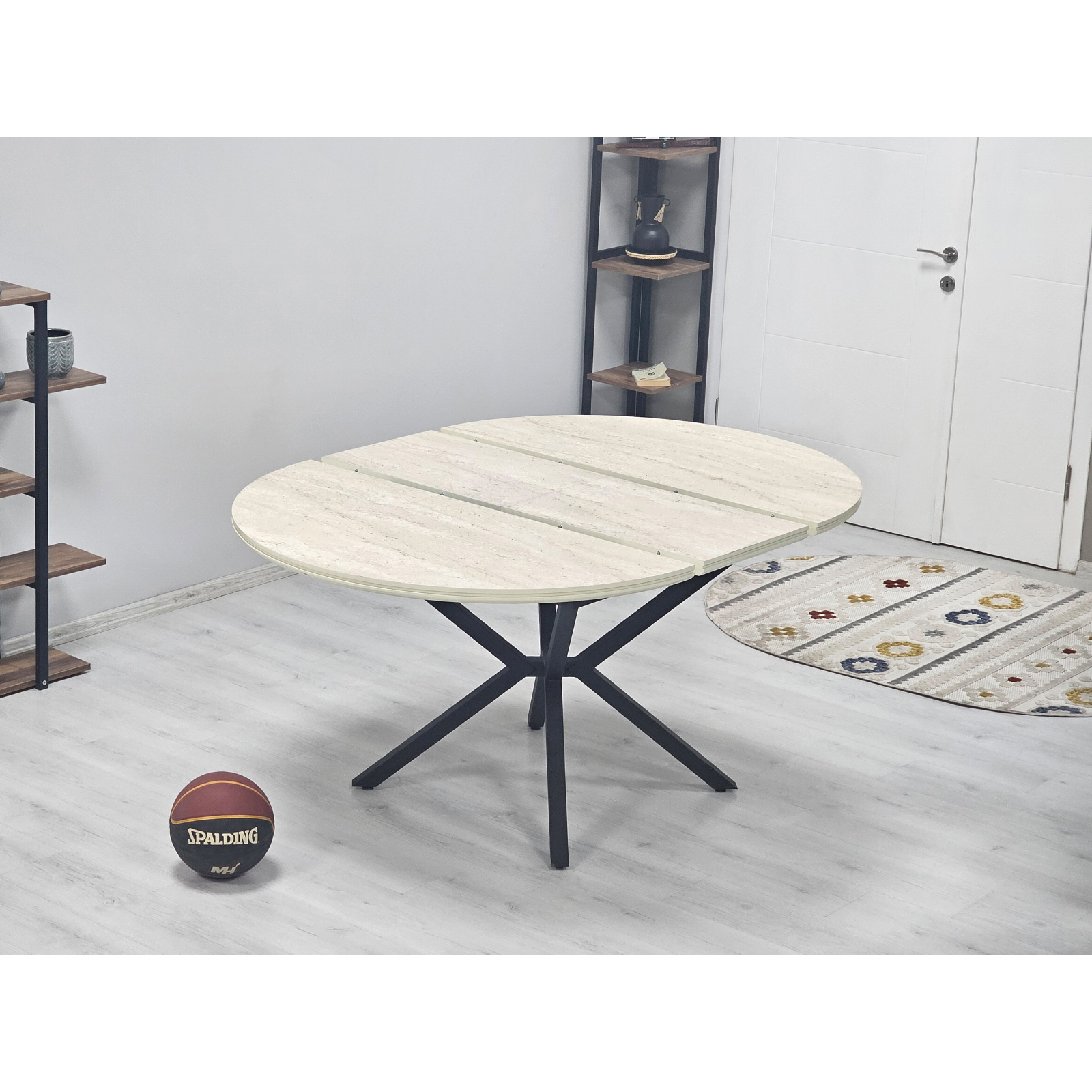 Mese Living - Masa extensibila LANDY, ovala, 120/160x95x75 cm