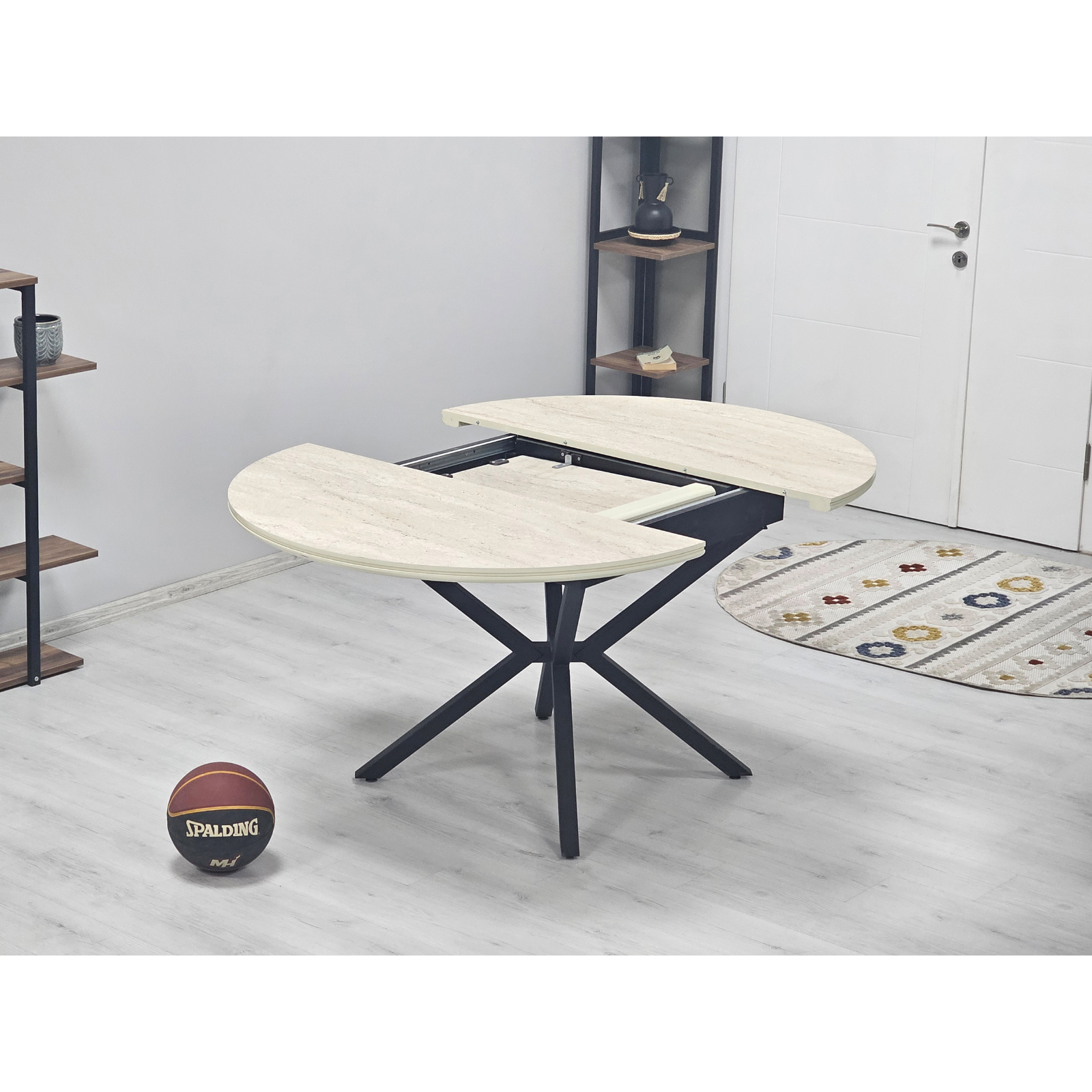 Mese Living - Masa extensibila LANDY, ovala, 120/160x95x75 cm