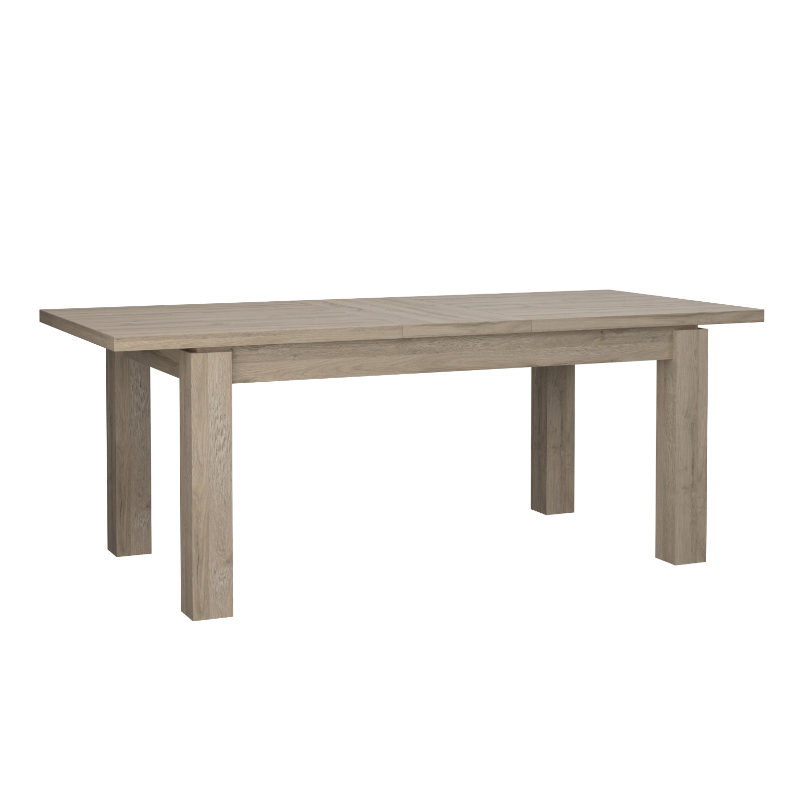 Masute Cafea - Masa extensibila ELARA, stejar Bianco, 90,4x160,4x76,1 cm