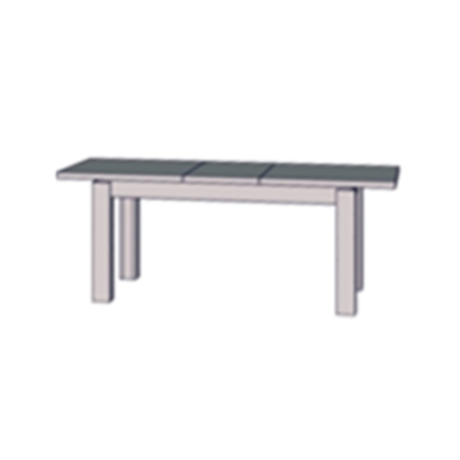 Masute Cafea - Masa extensibila ELARA, 8 persoane, alb, 160,4x90,4x76,1 cm