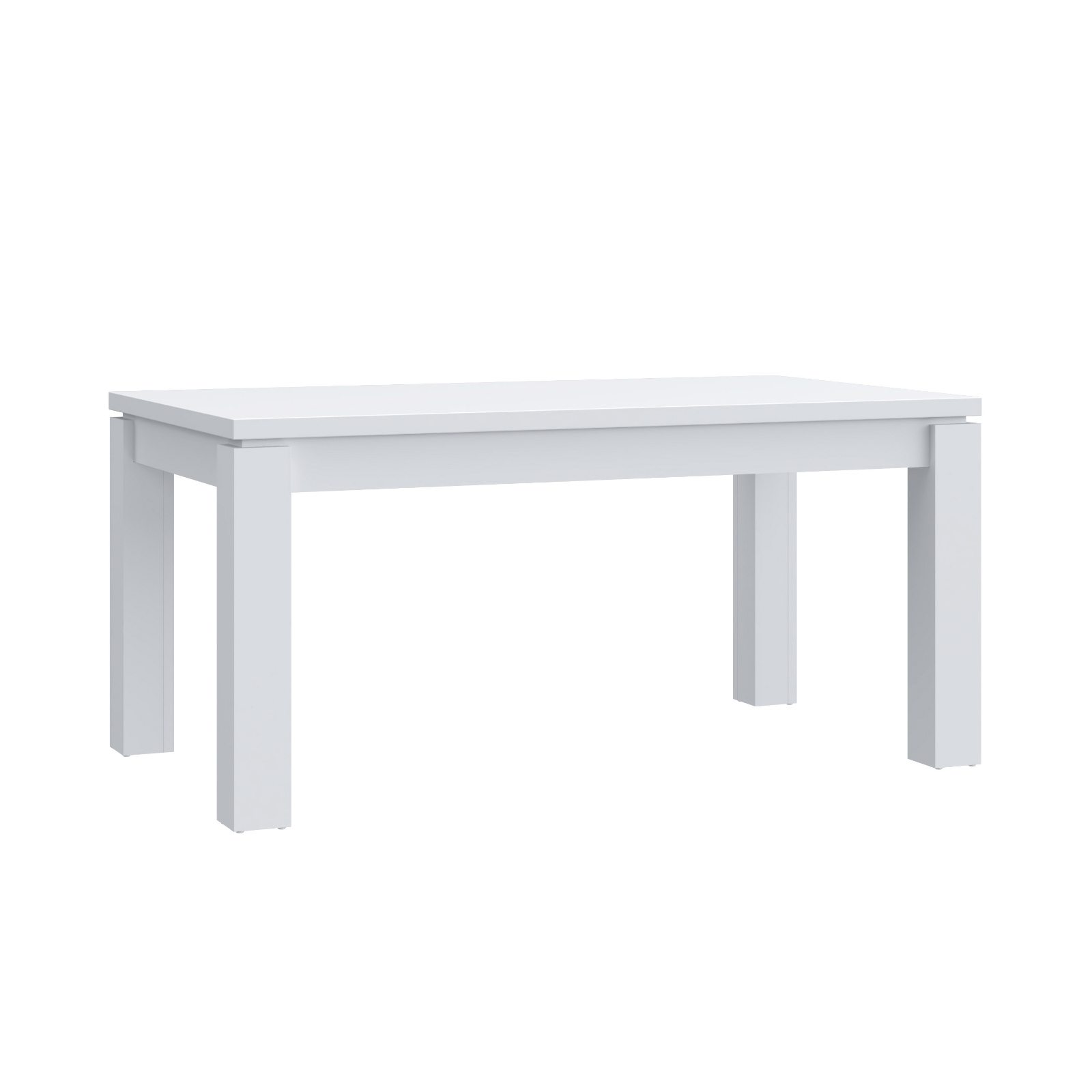 Masute Cafea - Masa extensibila ELARA, 8 persoane, alb, 160,4x90,4x76,1 cm