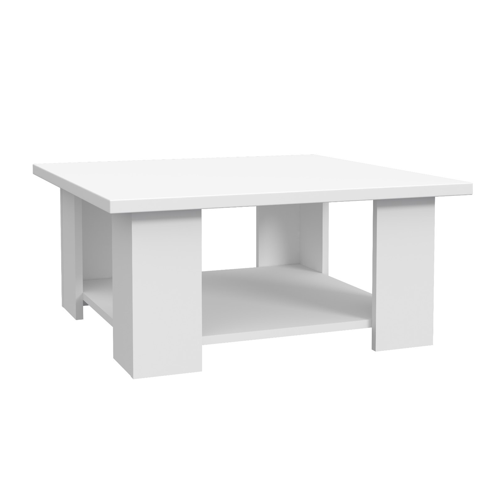 Masute Cafea - Masuta cafea SIMBA, alb, 67x67x31 cm