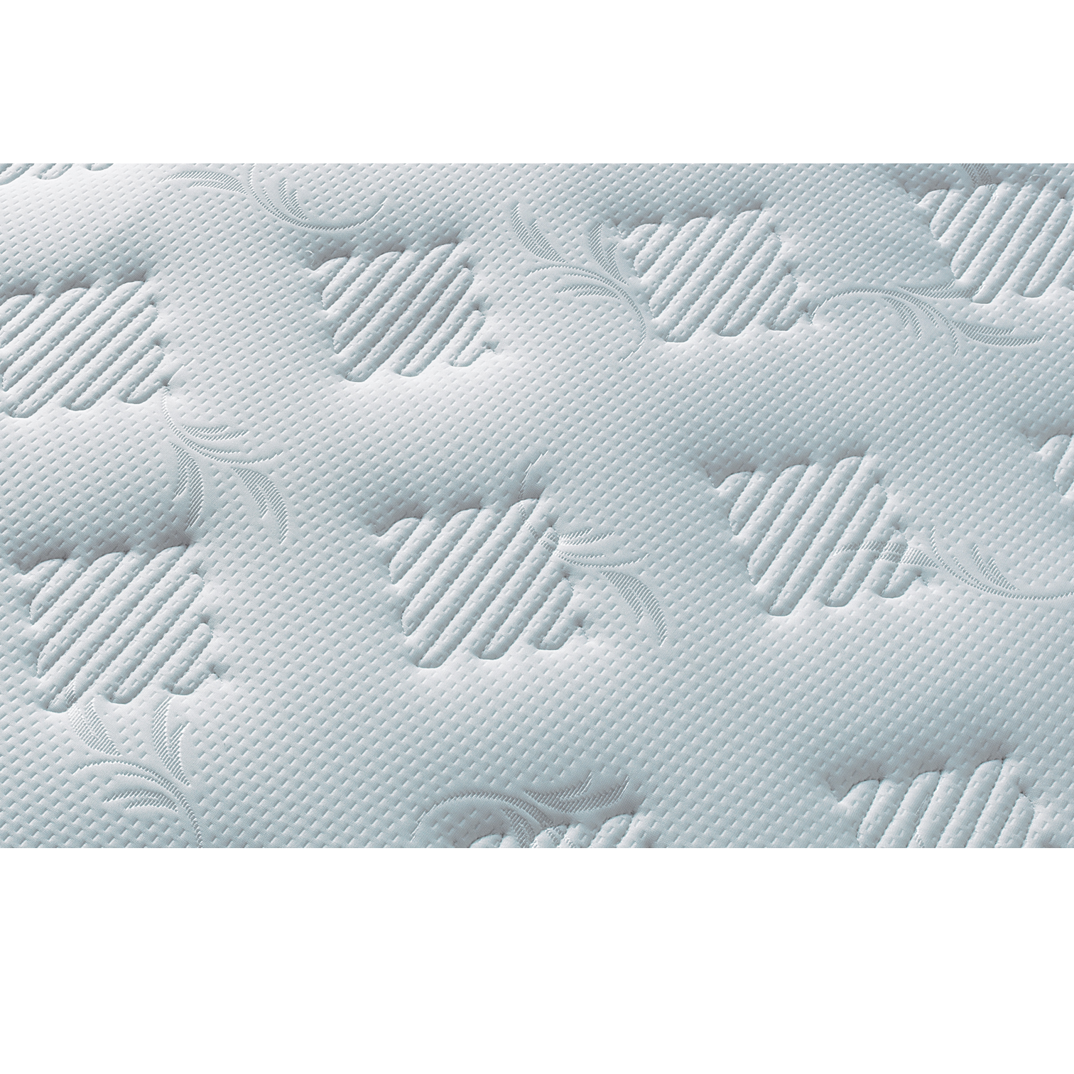 Saltele Superortopedice - Saltea RUBY cu arcuri, 160x200 cm, H 27 cm, bej + alb