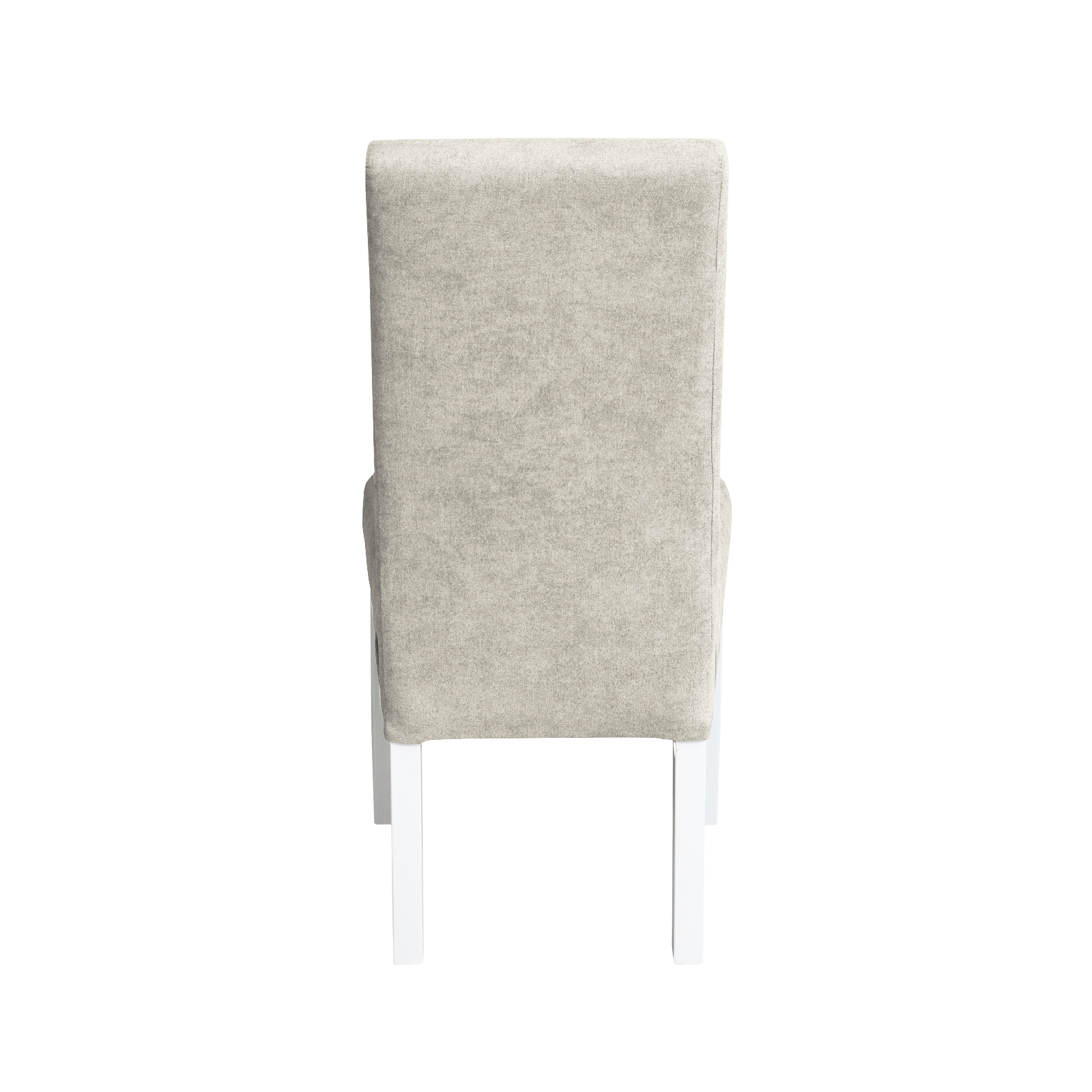 Produs în România - Scaun living TEO, picioare lemn alb, stofa, 46x60x98 cm
