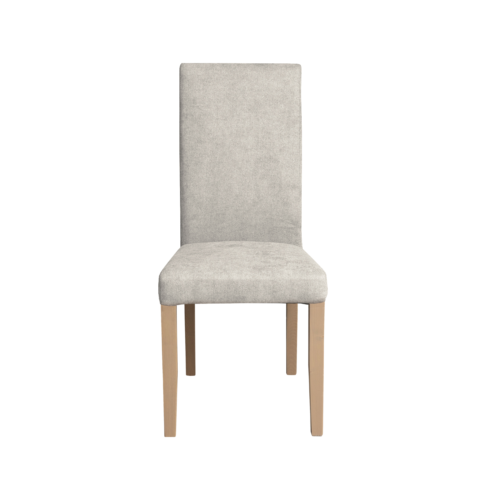 Produs în România - Scaun living TEO, picioare lemn natur, stofa, 46x60x98 cm