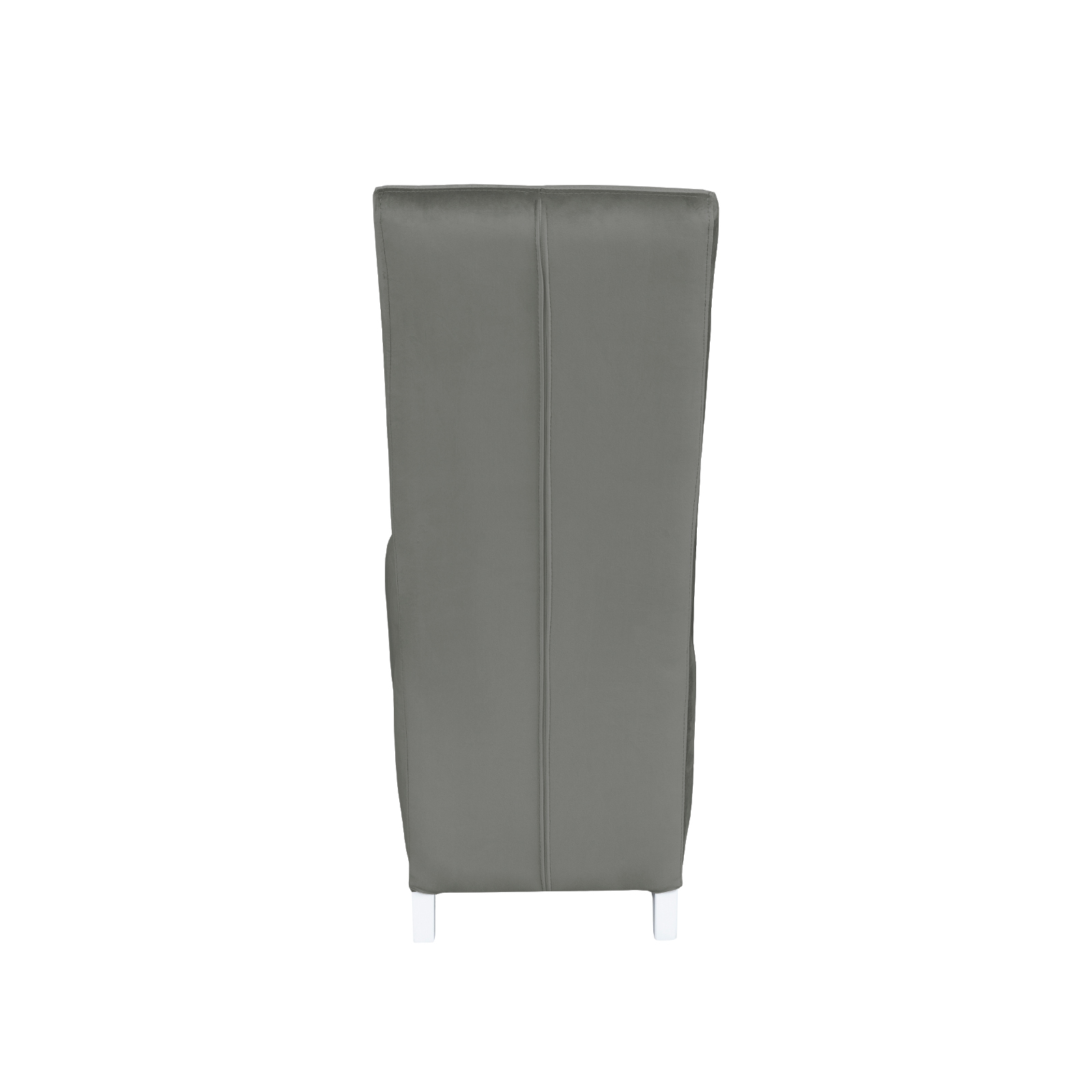 Scaune Bucatarie - Scaun living VANESSA, picioare lemn alb, stofa, 47x60x110 cm