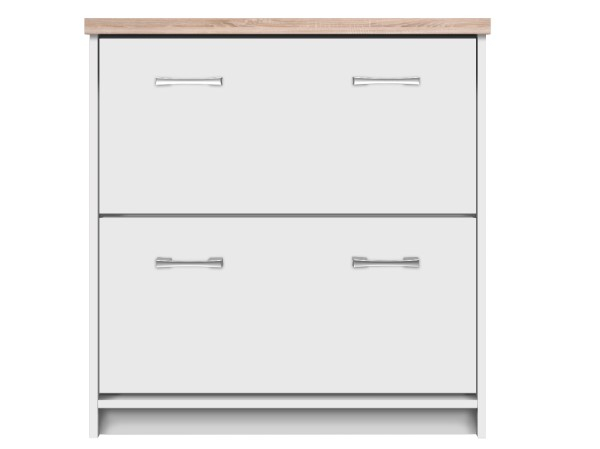 Colectia TOP MIX - Set hol TOP MIX, 2 piese, pantofar si cuier, alb