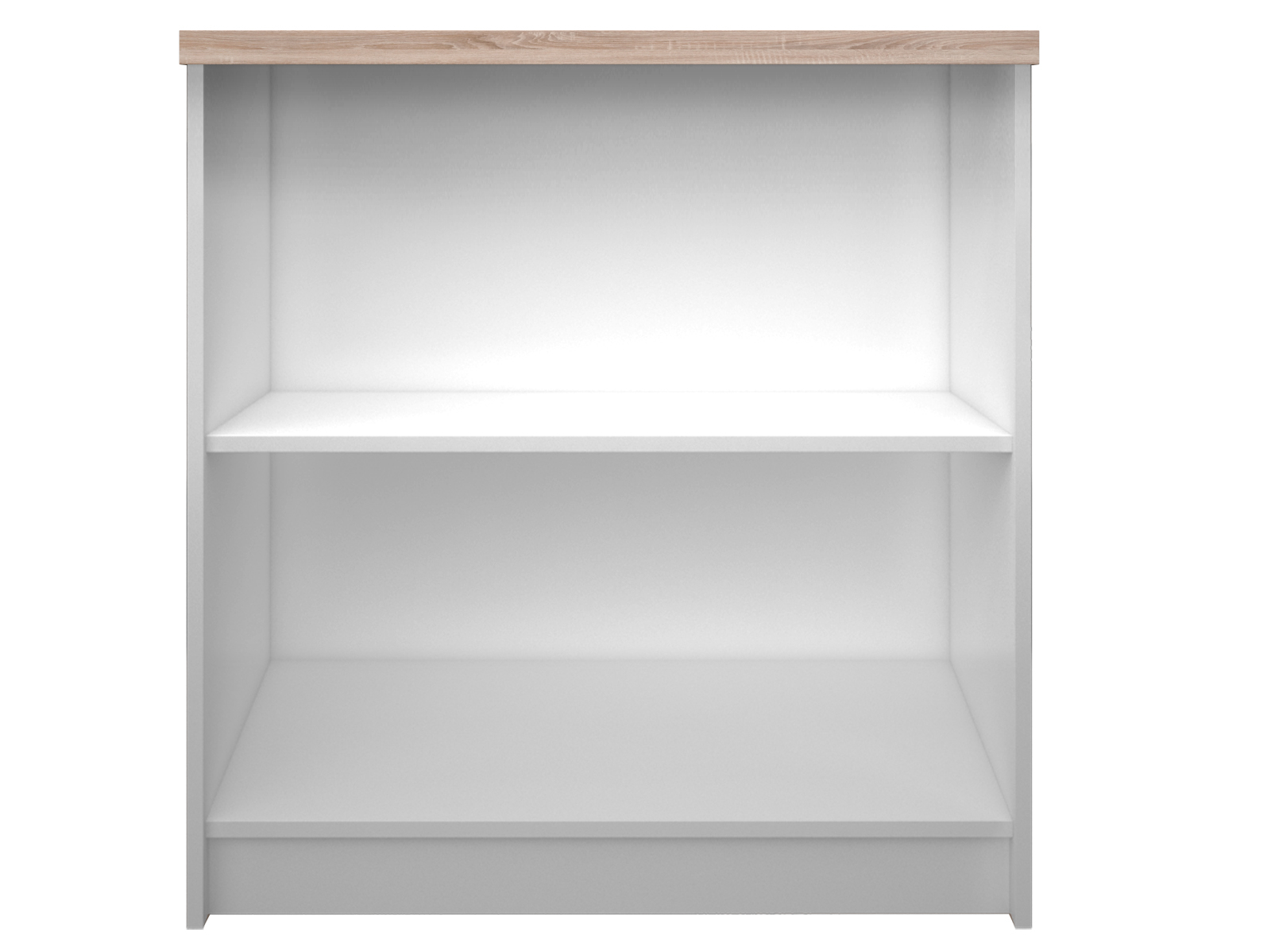 Livinguri - Set Living TOP MIX, 5 piese, 2 biblioteci, 2 comode, masuta de cafea, alb, 280x33x183 cm