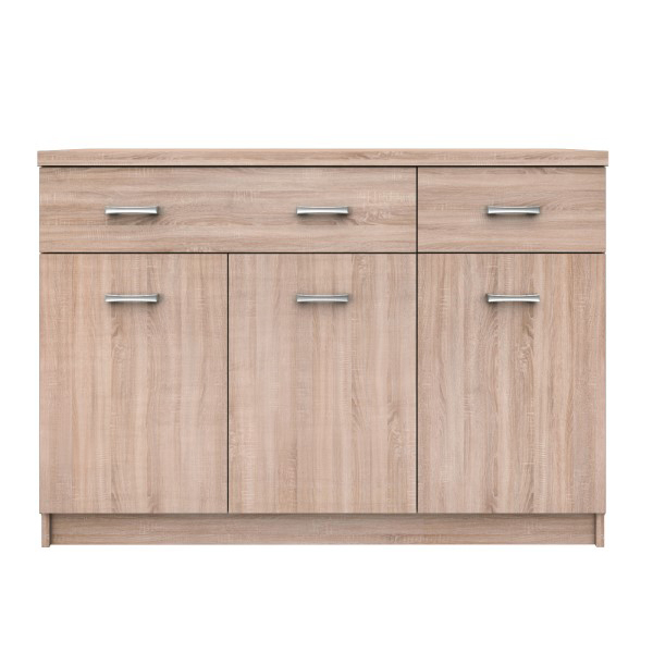 Livinguri - Set Living TOP MIX, 5 piese, 2 biblioteci, 2 comode, masuta de cafea, stejar sonoma, 280x33x183 cm