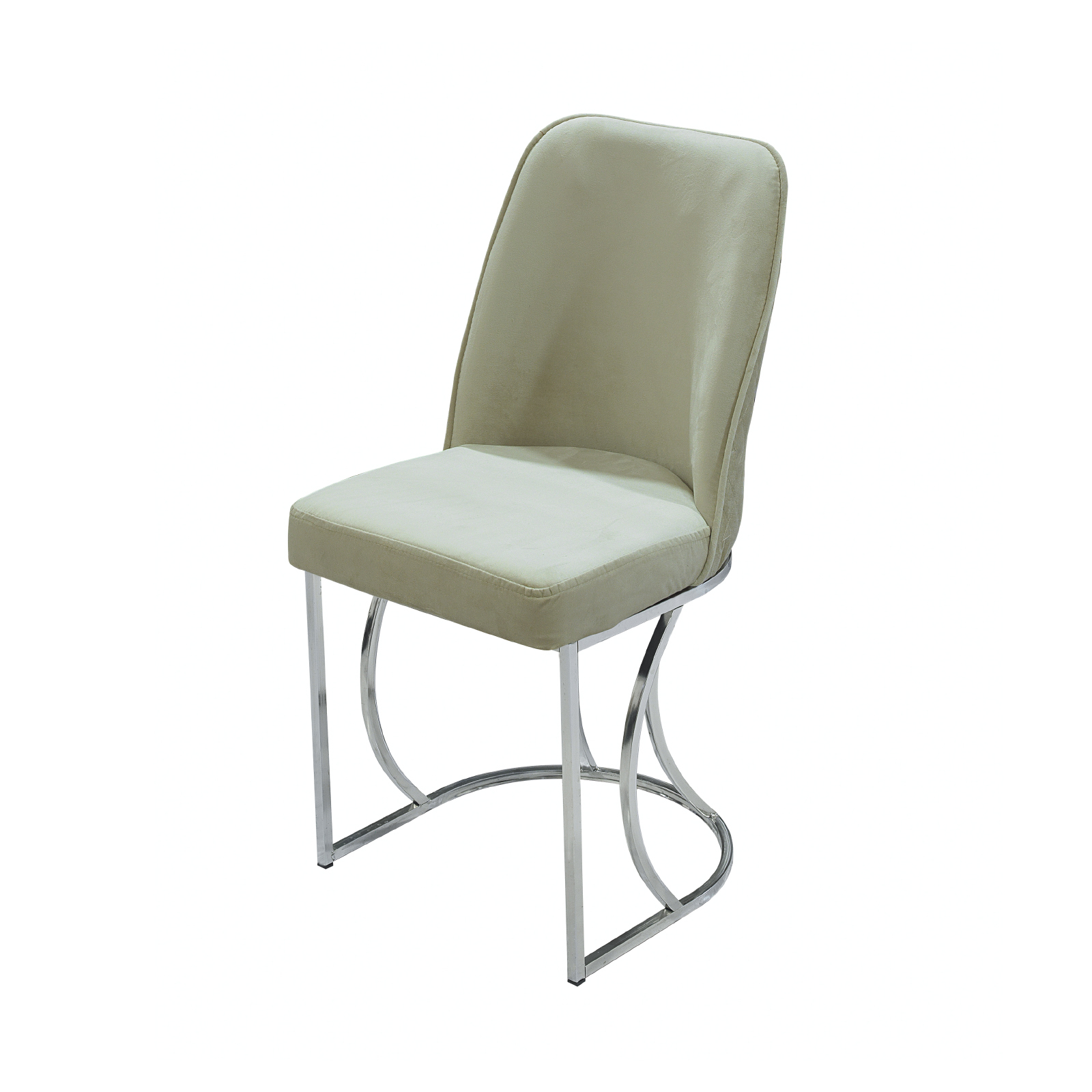 Mese si Scaune - Set TIMARA, masa cu 6 scaune, ovala, 6 persoane, marmura alanya + argintiu + bej, 160x80 cm