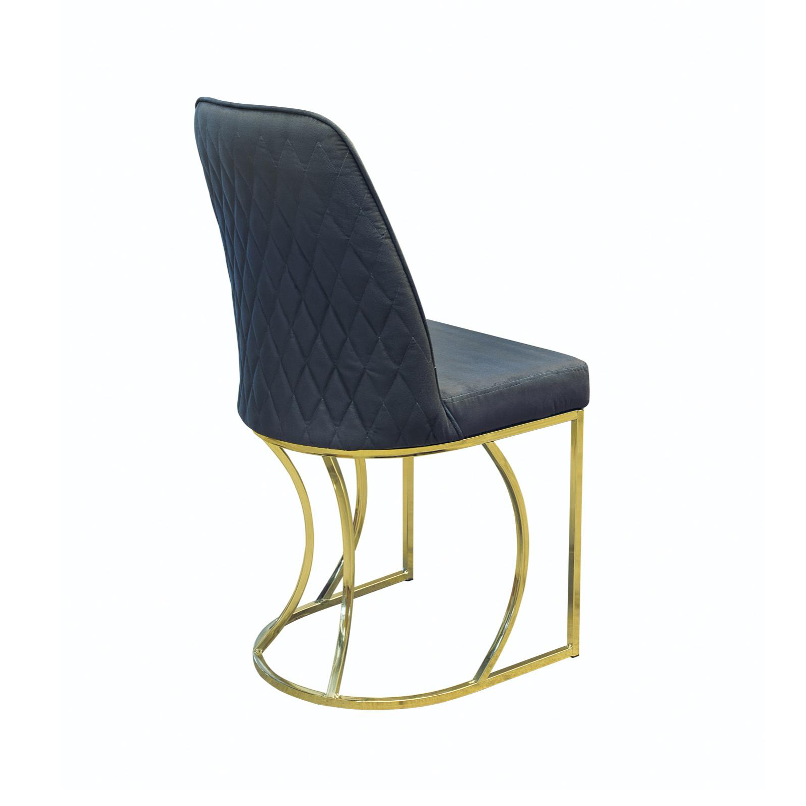 Mese si Scaune - Set TIMARA, masa cu 6 scaune, ovala, 6 persoane, marmura + auriu + gri, 160x80 cm