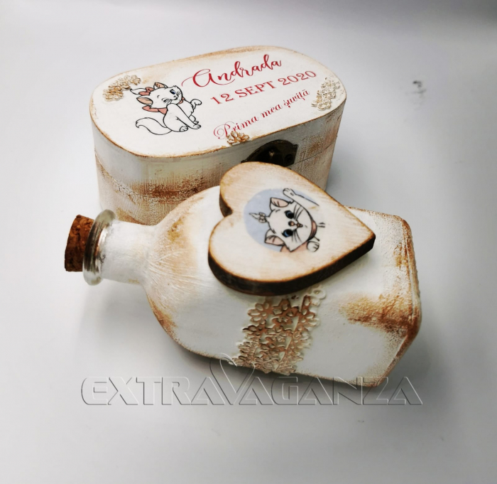 Trusou botez personalizat pisicuta Marie [2]