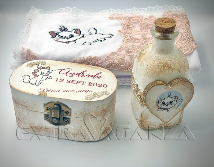 Trusou botez personalizat pisicuta Marie [3]