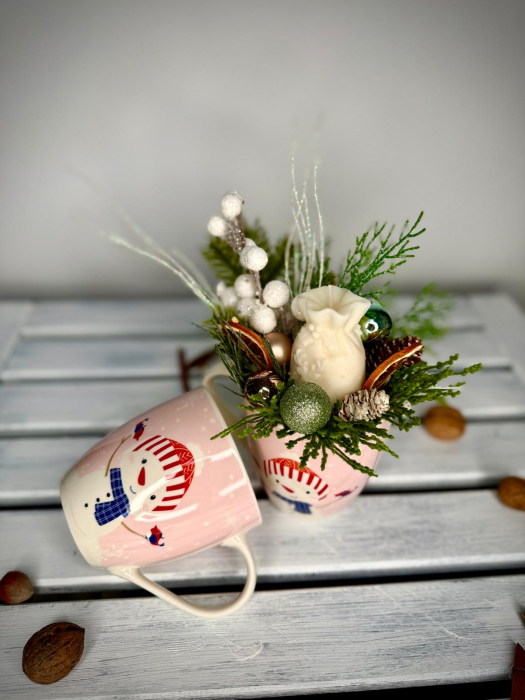 Aranjament Crăciun Snow Cup [1]