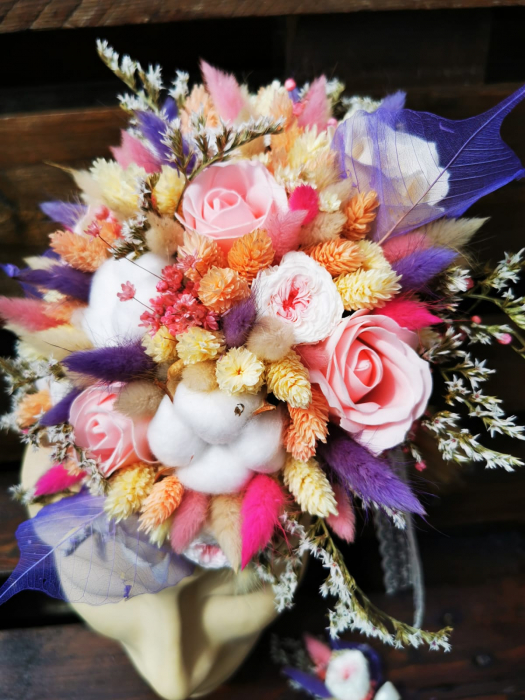 Buchet pastel + cocarda eXt-B02 [6]
