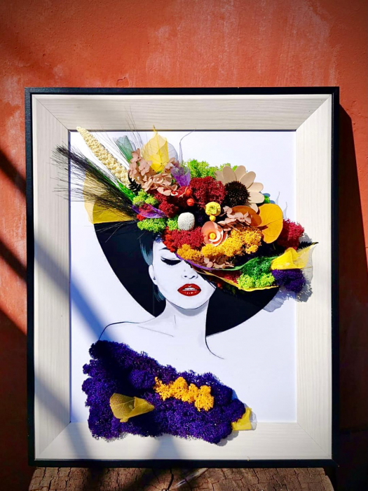 Tablou Lady in Purple EXT-L23 [7]