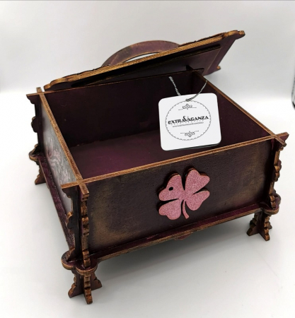 Cutie bijuterii patrata, cu picioruse [2]